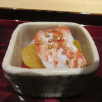 銀座 しのはら - 海老・唐墨入りの膾