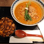 炎麻堂 - 担担麺＋ミニ麻婆丼