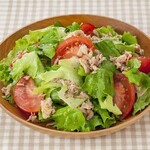 Tuna and colorful vegetable salad