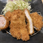 Tonkatsu Kewaike - とんかつのアップ！断面が見えるようにしました。