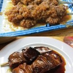 ホルモン焼＠180×2・レバ(タレ)＠120×2