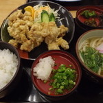 麺勝 - とり天定食