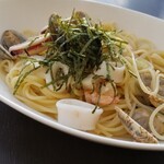 カフェピーベリー - イカと明太子のスパゲッティ