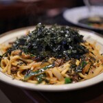 梁山苑 - キムチ焼きうどん=1000円