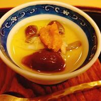 山玄茶 - ウニの入った冷やし茶碗蒸し