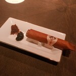 薪焼ステーキ コケット - フォアグラムース　シガー仕立て