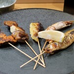 サケトサカナ - 魚串 おまかせ５本