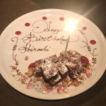 薪焼ステーキ コケット - サプライズデザート