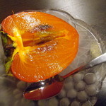 鳥彌三 - デザートの完熟柿