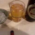 この日のつきだしは、しらすおろし