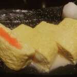 马苏里拉奶酪和明太子的鸡蛋烧