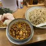 中華そば 笑歩 - 特製辛いつけそば¥1,220＋大盛¥120