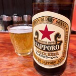 Ramen Riki Maru - 瓶ビール（赤星 中瓶） 495円