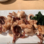 廻鮮寿司 塩釜港 - お初の「イカゲソ焼」も柔らかくてとても美味しい一品でした♪