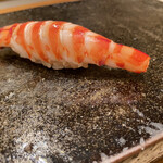 鮨 まつうら - 蒸し海老には本当に心が動かない体質、なんでだろうか。。。