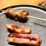 Kushi Hitsuji - ④ バラ肉ともも肉（北海道せたな産ラム）