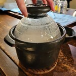 Kagurazaka Tareyakiniku Nonki - 釜炊き立て白米
