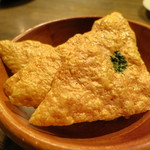 酒飲めフレンチ bisとろタカギ - チーズせんべい