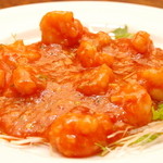 中華料理 梦 - 料理写真:ぷりぷり芝エビのチリソース炒め