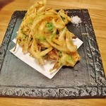 酒菜と炭 てりや - 白エビのかきあげ