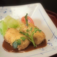 神楽坂 前田 - 甘エビのクリームコロッケ