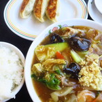 餃子の王将 - 五目あんかけラーメンフェアセットＢ