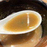 中華蕎麦 とみ田 - スープ割