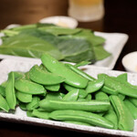 ルッカ - ほうれん草とスナップえんどう