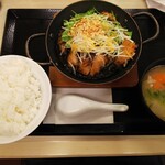 Katsuya - 黒胡麻担々チキンカツ定食　790円
