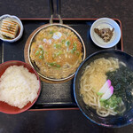 番豚～ - カツとじ定食(珈琲付)900円