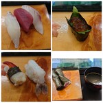万両 - 料理写真:上寿司　1,700円