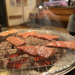 七輪さく - 良い感じに焼けて来ました！