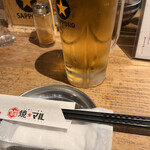 焼マル - 生ビール