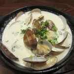 麺酒菜 おり座 - ・「あさりのクリーミー酒蒸し(\557)」