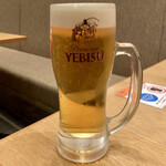 ひつまぶし名古屋備長 - サッポロエビスビール ¥710