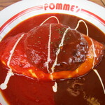 Pomu No Ki - ハンバーグのハヤシソース＆トマトソース