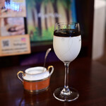 カフェ ファソン - カフェ・オ・レ・グラッセ(ケーキセット)@税込660円→560円