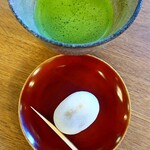 Minamo Kafe - 抹茶･きよめ餅(セット)700円