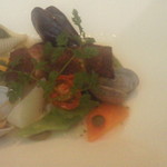 代官山ASO チェレステ - あいなめソテー　蒸し野菜とアサリ