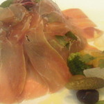 生ハム　サラダ