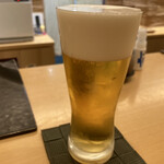 鮨 くぼた - 生ビール