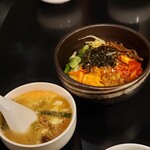 Yakiniku Takatouen - ビビンバとタマゴスープ