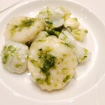 中国料理 景山 - 海鮮と青海苔の炒め