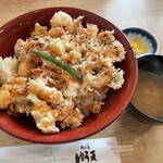 ゆう天 - かき揚げ天丼　1,540円