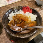 たまい駅前酒場 - 牛筋カレーハーフ