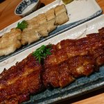うな次郎 - 蒲焼と白焼き。こんなに美味しい鰻を食べたのは久しぶり。白焼き美味しい！