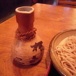 浪花そば - 蕎麦湯