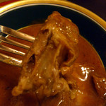 ナーガルジュナ - とろっとろにとろけるお肉、溶けだしたコラーゲン、絶品です（2012/12/18） 