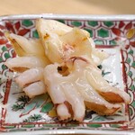 日本橋蛎殻町 すぎた - 新烏賊のゲソ焼き