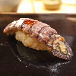 日本橋蛎殻町 すぎた - 北海道小樽産の蝦蛄の握り